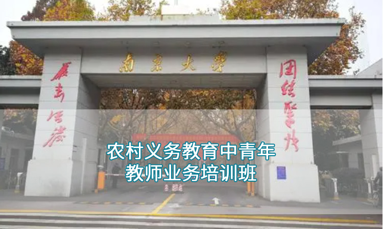 南京大学-农村义务教育中青年教师业务培训班